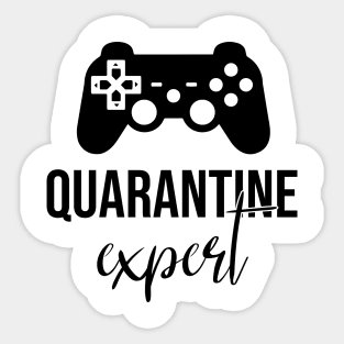 Quarantine Video Game - Play Game Expert Sticker